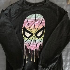 Juniors medium Spider-Man crew neck